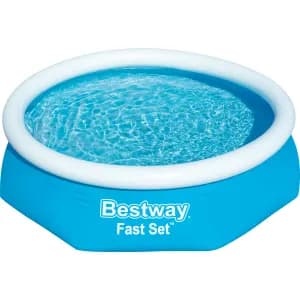 Piscina Hinchable Bestway Fast Set Redonda Ø 244 x 61 cm Azul